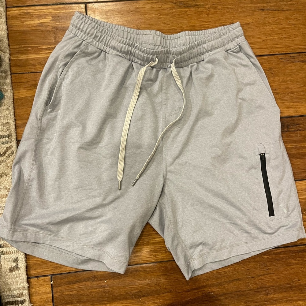 Grey Vuori athletic shorts
